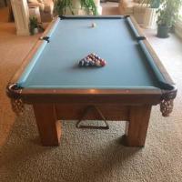 Antique Billiards Table