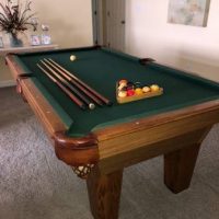 7' Olenhausen Pool Table With Ping Pong Top