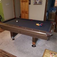 Vintage Fisher Empire VII Pool Table